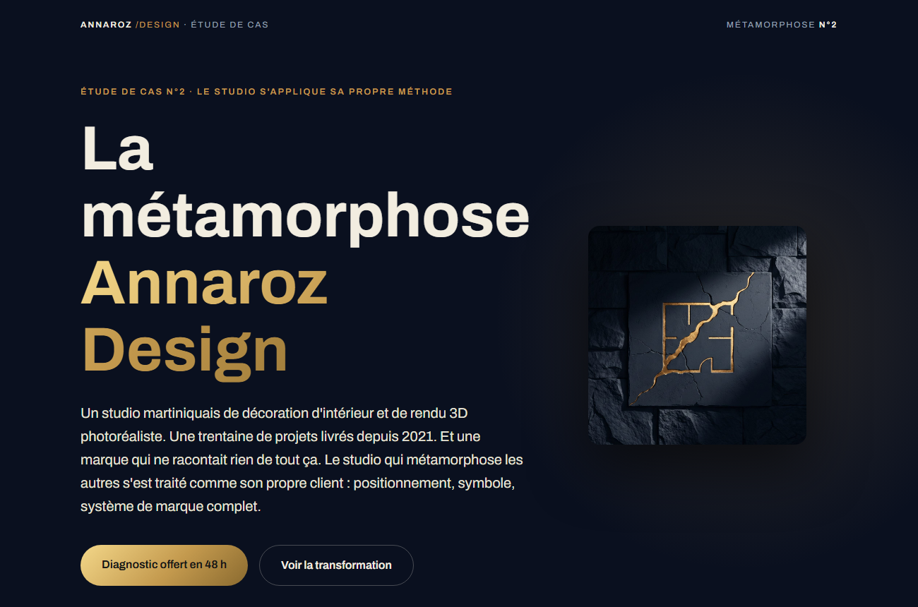Étude de cas Annaroz Design